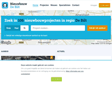 Tablet Screenshot of nieuwbouw-de-bilt.nl